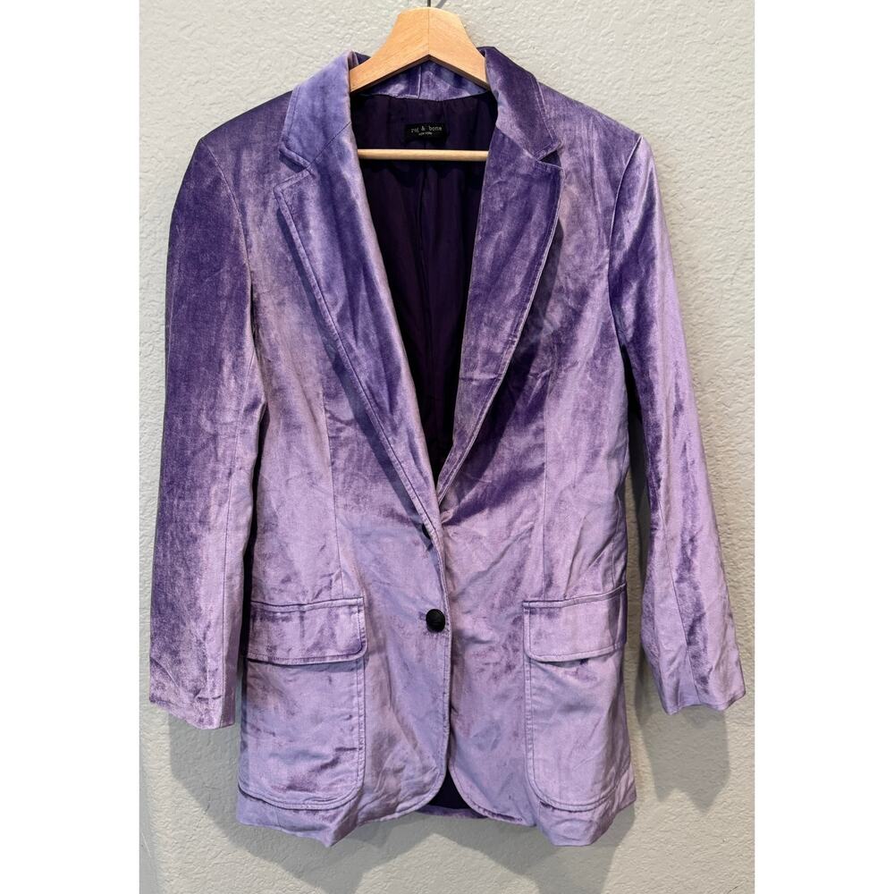 RAG & BONE Cody Cotton-blend Velvet Blazer - Picture 13 of 15